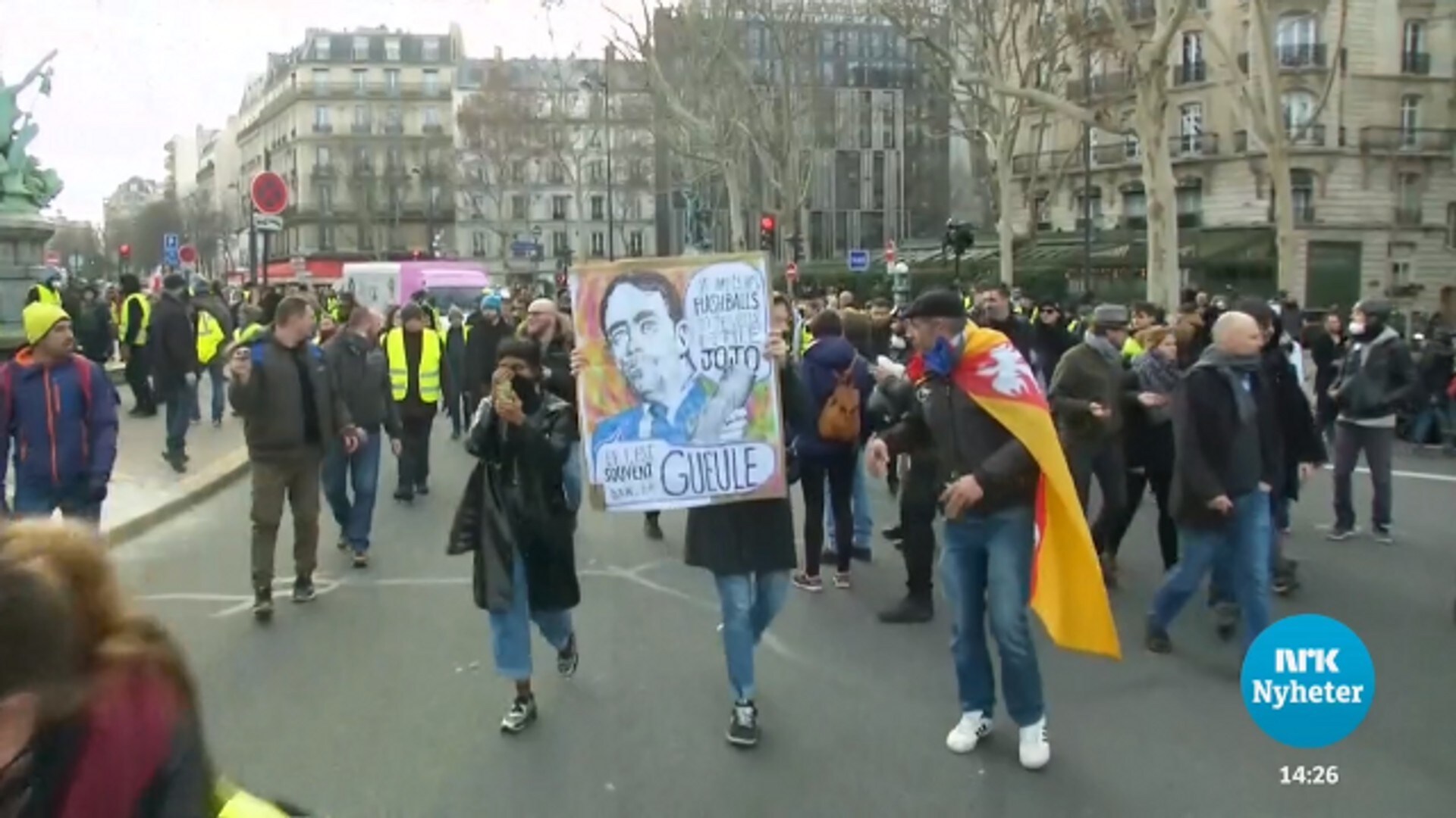 Frankrike: Fotograf fekk riven handa av