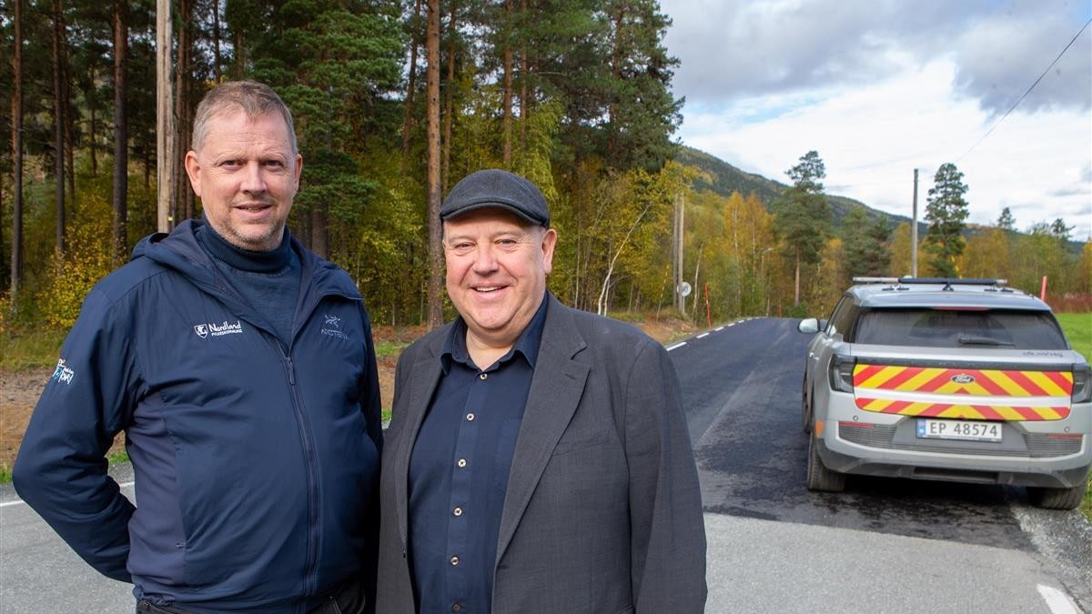 Nesten alle fylkesveier i Beiarn er nå asfaltert