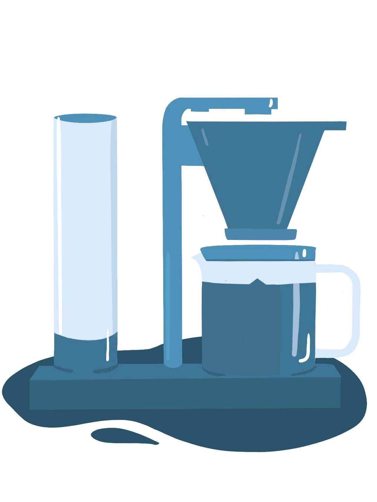 Illustrasjon av en kaffemaskin