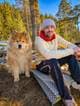 Privat Pål er på tur med hunden Yoshi