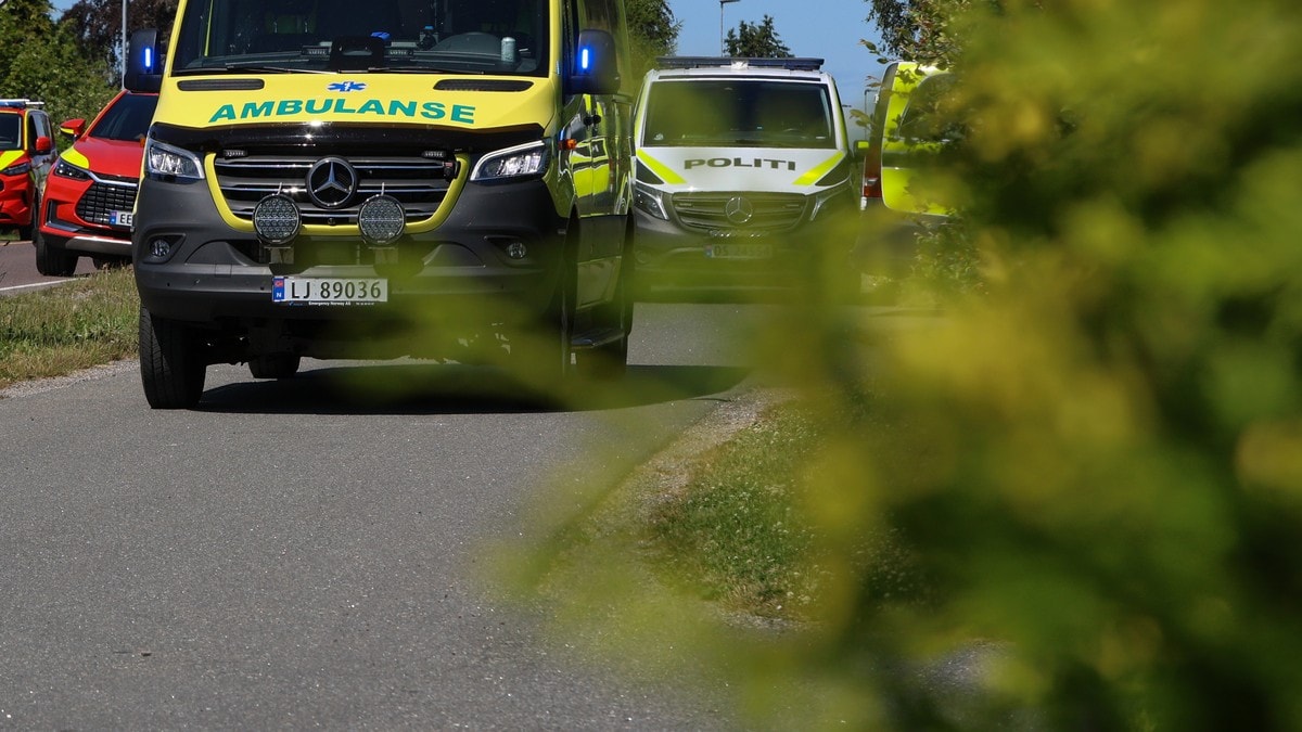 Alvorlig sykkelulykke i Sandefjord