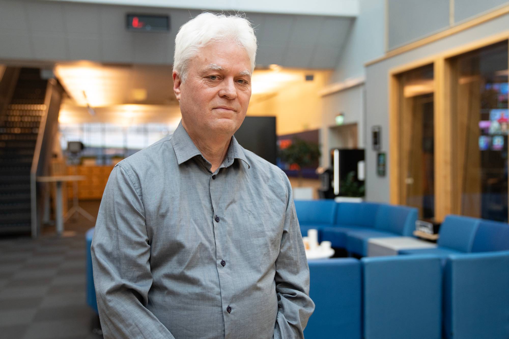 Dag Henrik Tuastad, dosent midtøstenstudier UIO, i Dagsnytt 18, våpenhvile Israel/Palestina. 170426, foto: Tom Balgaard