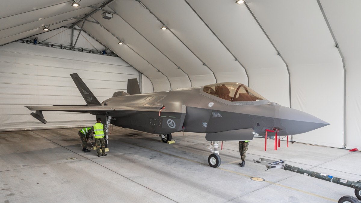 Nå skal ikke F-35 stå i telt lenger