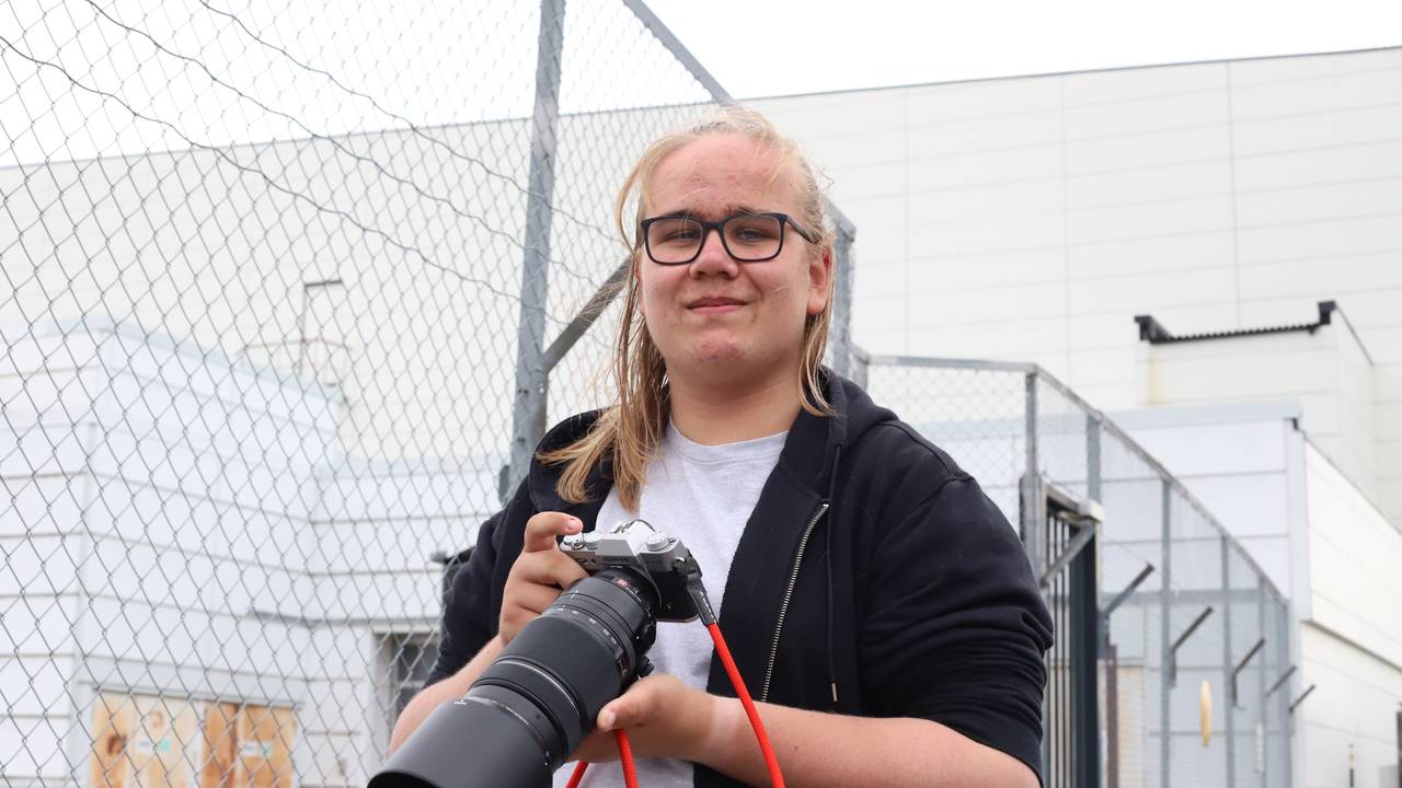 Nikolai Sogn Ung gutt med kamera