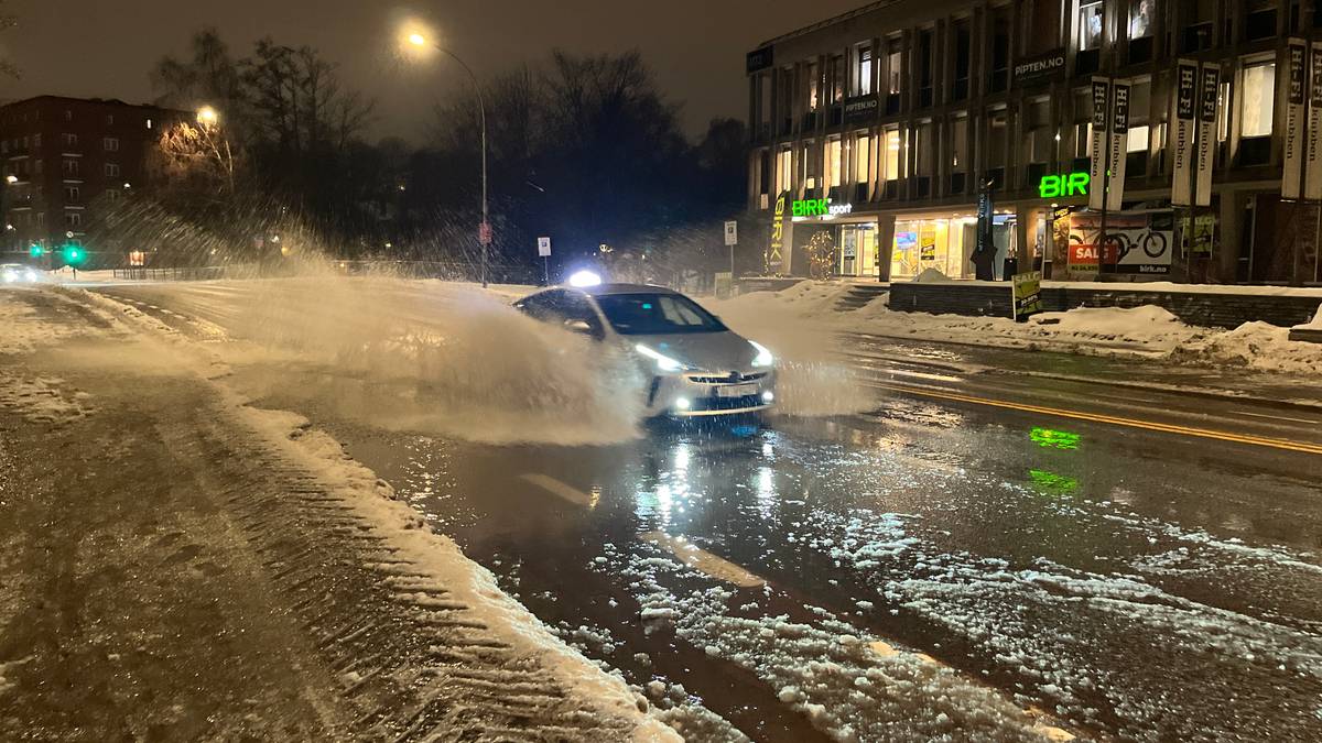 Lots of water on roads Friday in eastern Norway – Greater Oslo