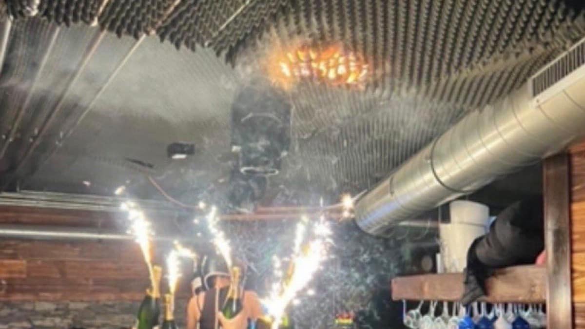 Vitner beskriver brannen i Sveits som en skrekkfilm