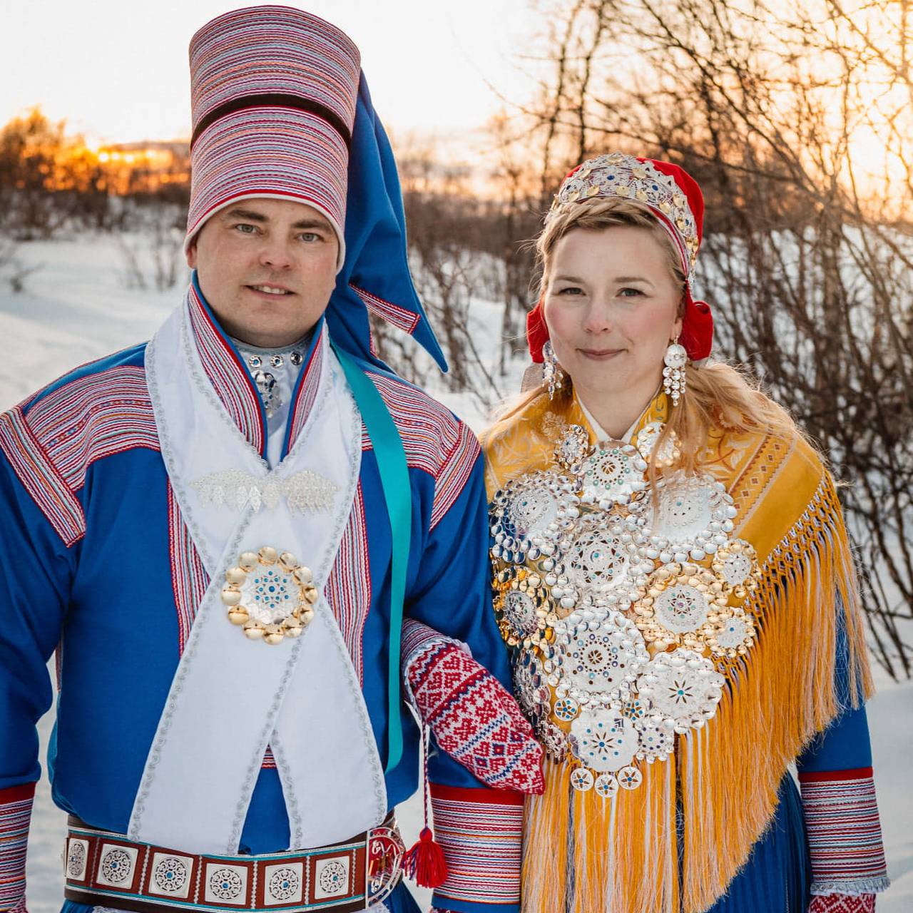 Máhtte Niillas og Ellen Karin.