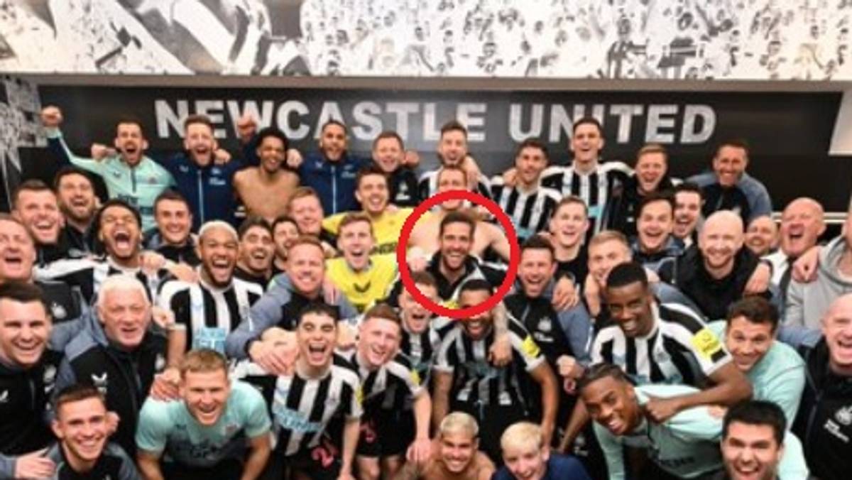 Newcastle assistant Jason Tindall hangs like a louse from goal – now club responds