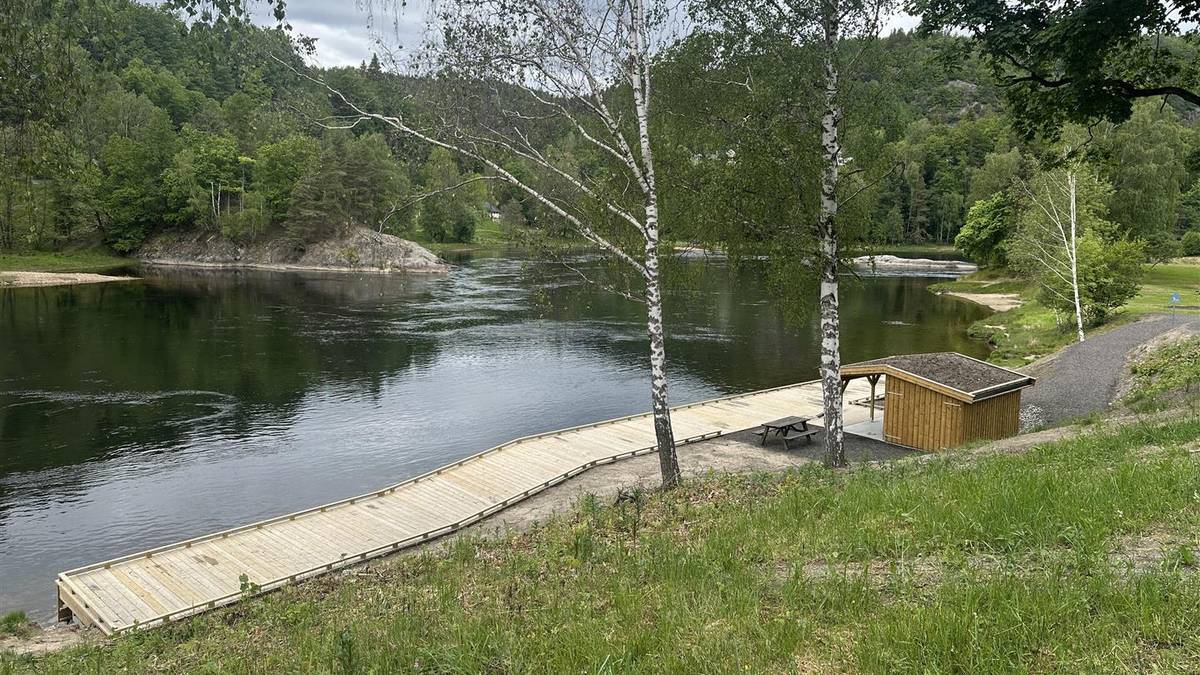 Åpner ny fiskeplass i Vennesla