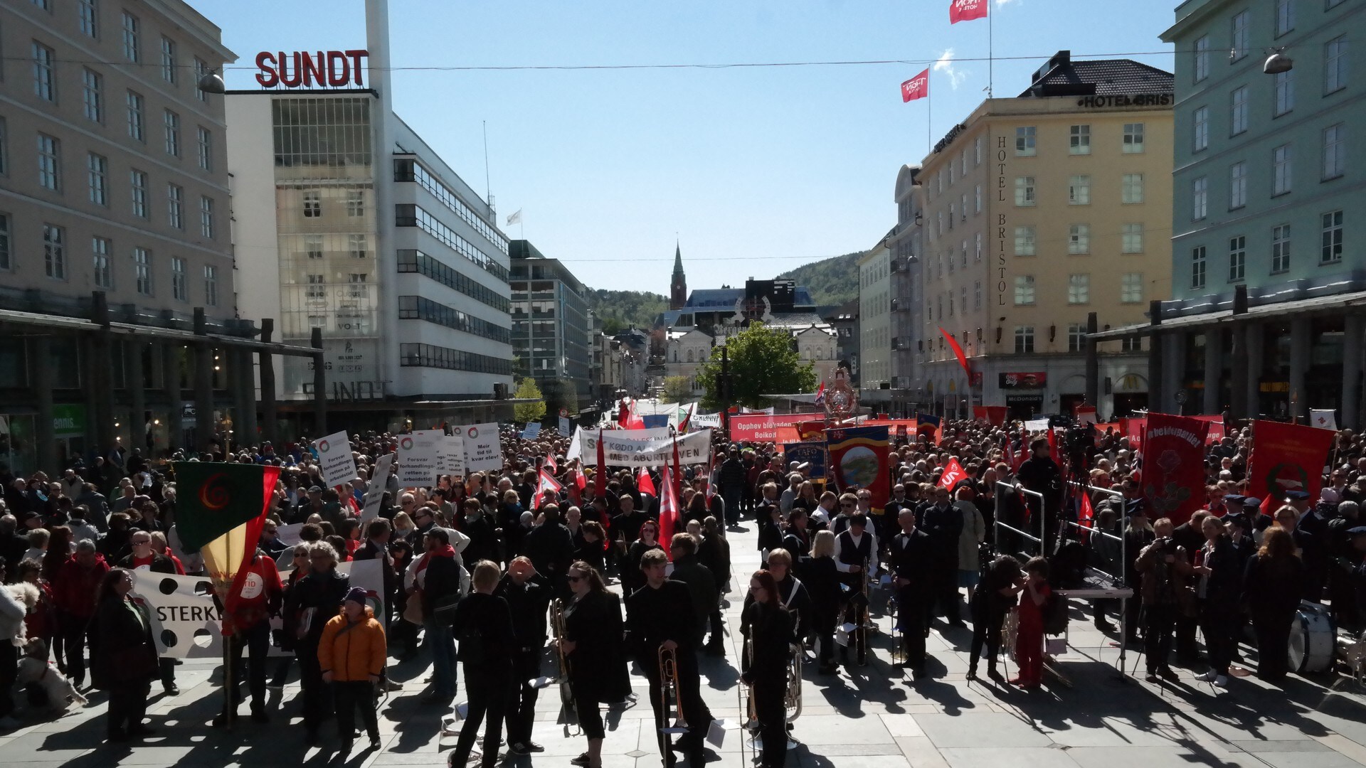 Slik var 1. mai i Bergen NRK Vestland