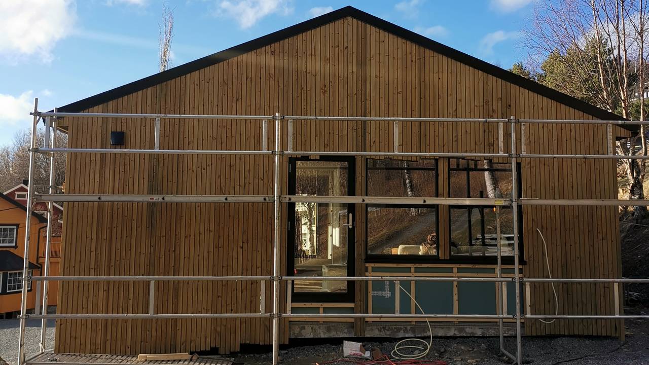 hus under renovasjon