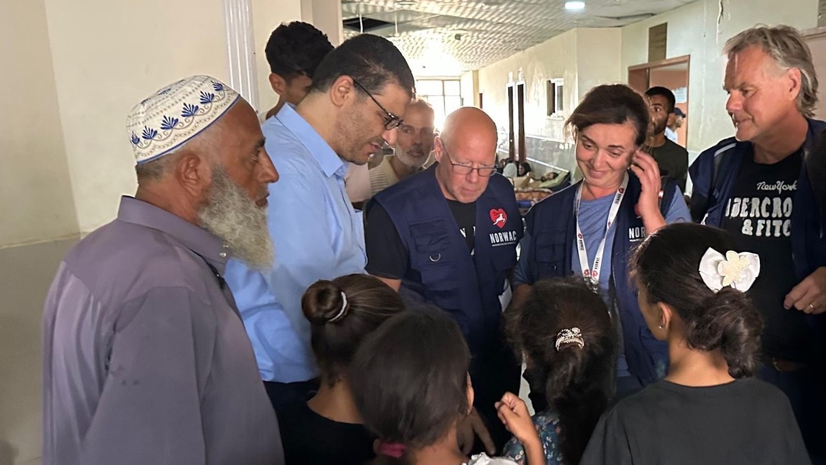 Norske helsearbeidarar på plass i Gaza