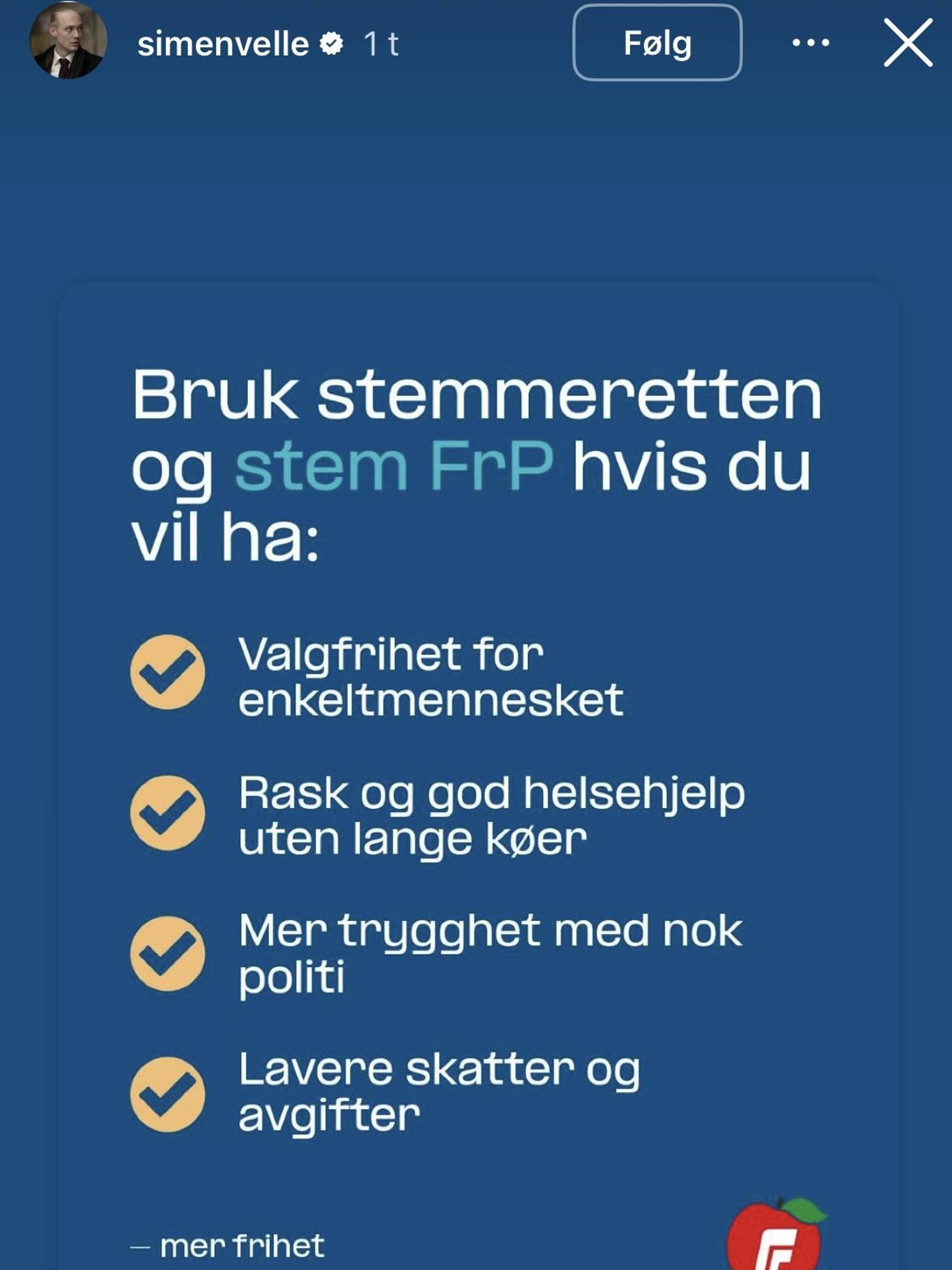 Folk reagerer på Frp-reklame på valdagen – over 400.000 har fått SMS ...