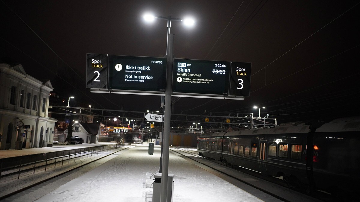Jernbanetilsynet stenger strekning på Vestfoldbanen – sier Bane Nor har drevet ulovlig