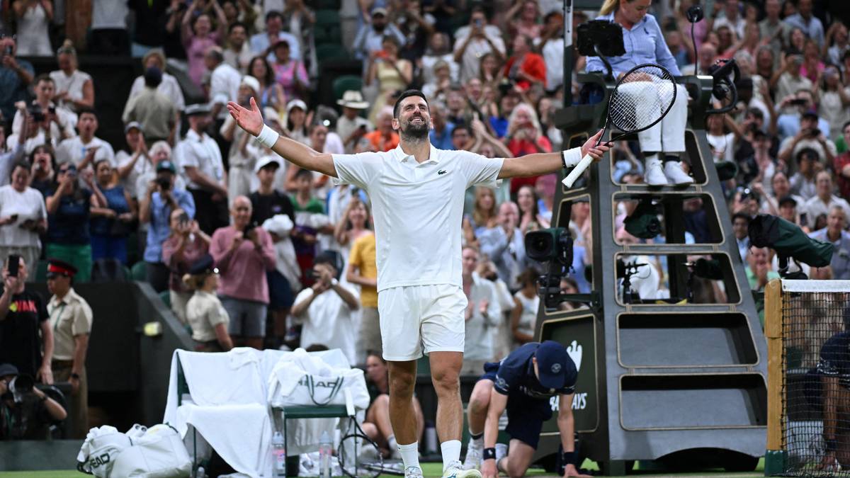 Djokovic (39) videre til semifinale i Wimbledon – møter verdensener Sinner
