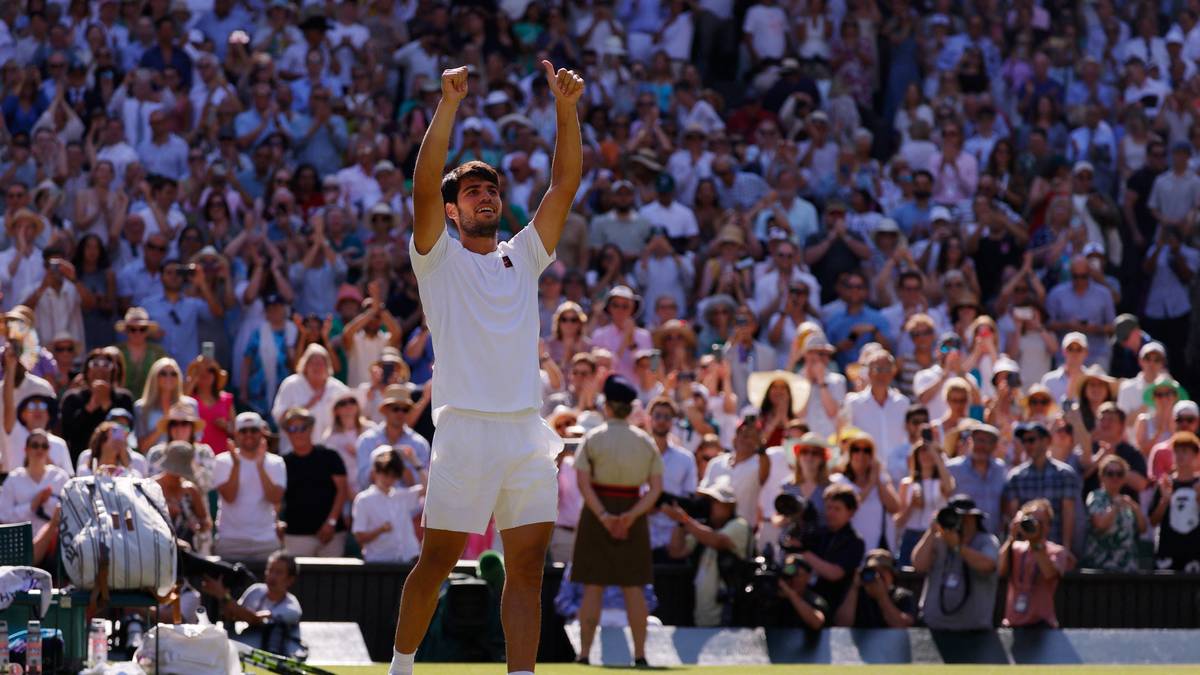 Alcaraz finaleklar i Wimbledon