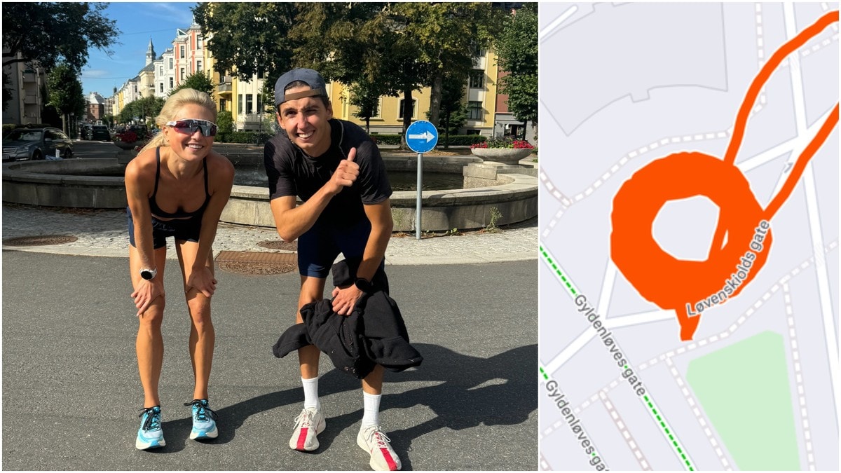 Sprang halvmaraton i ei rundkøyring: – Det var griseflautt