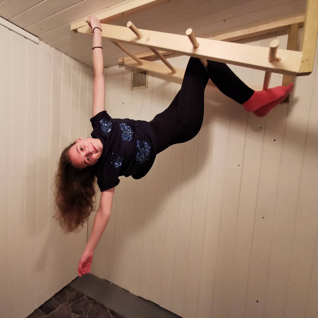 TRENING: For at Madeleine skal holde seg i form, må hun trene hver dag.