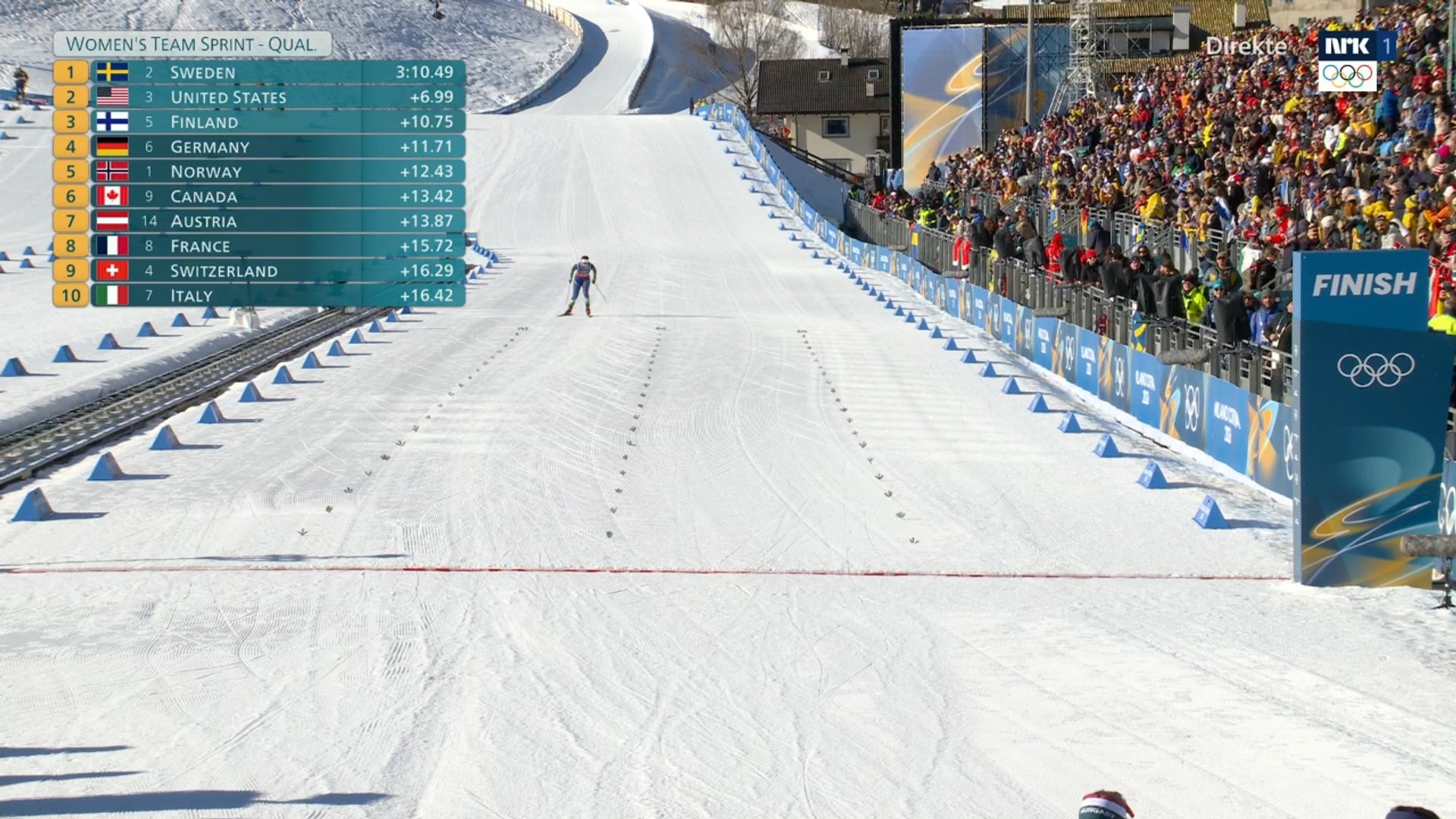 Sundling raskest i kvalifiseringen - hund i løypa stjal showet