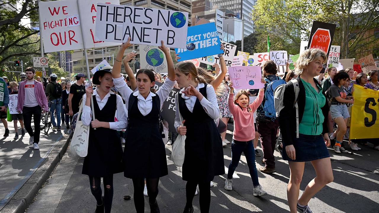 Klimademonstrasjon i Sydney 20. september 2019
