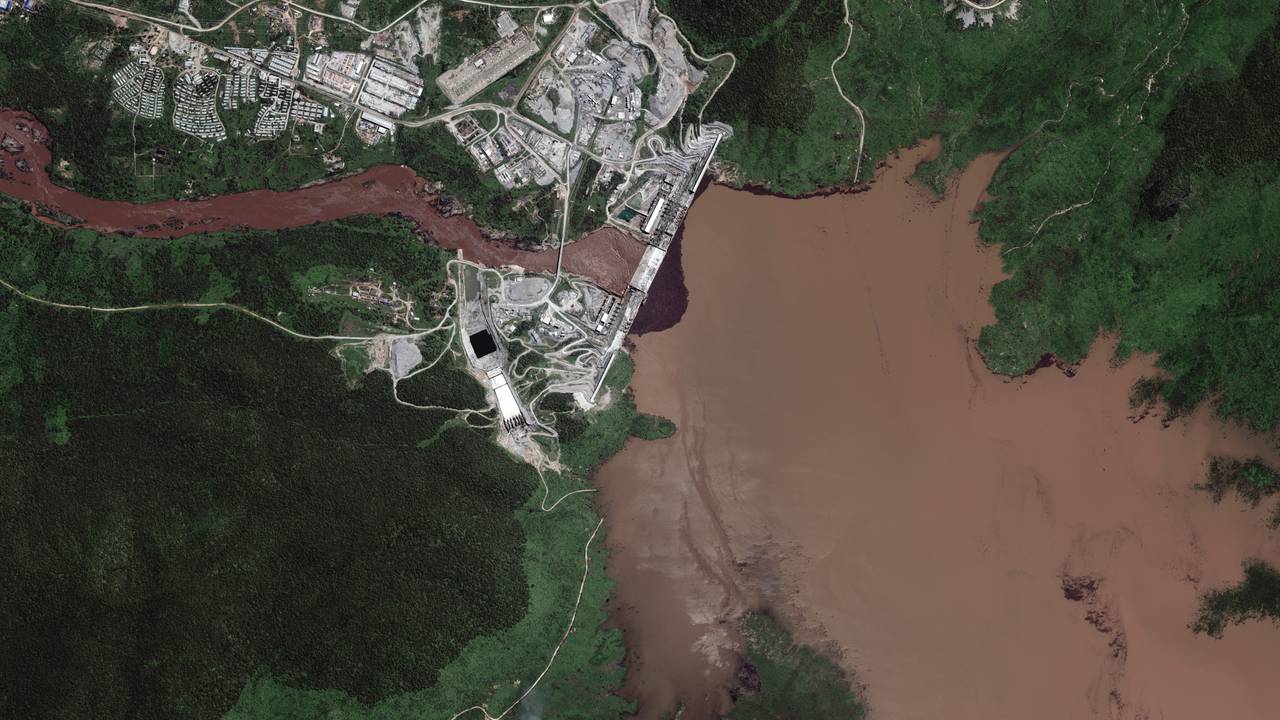 Grand Ethiopian Renaissance Dam, juli 2020