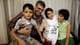 Afp den iranske aktivisten sammen med familien sin