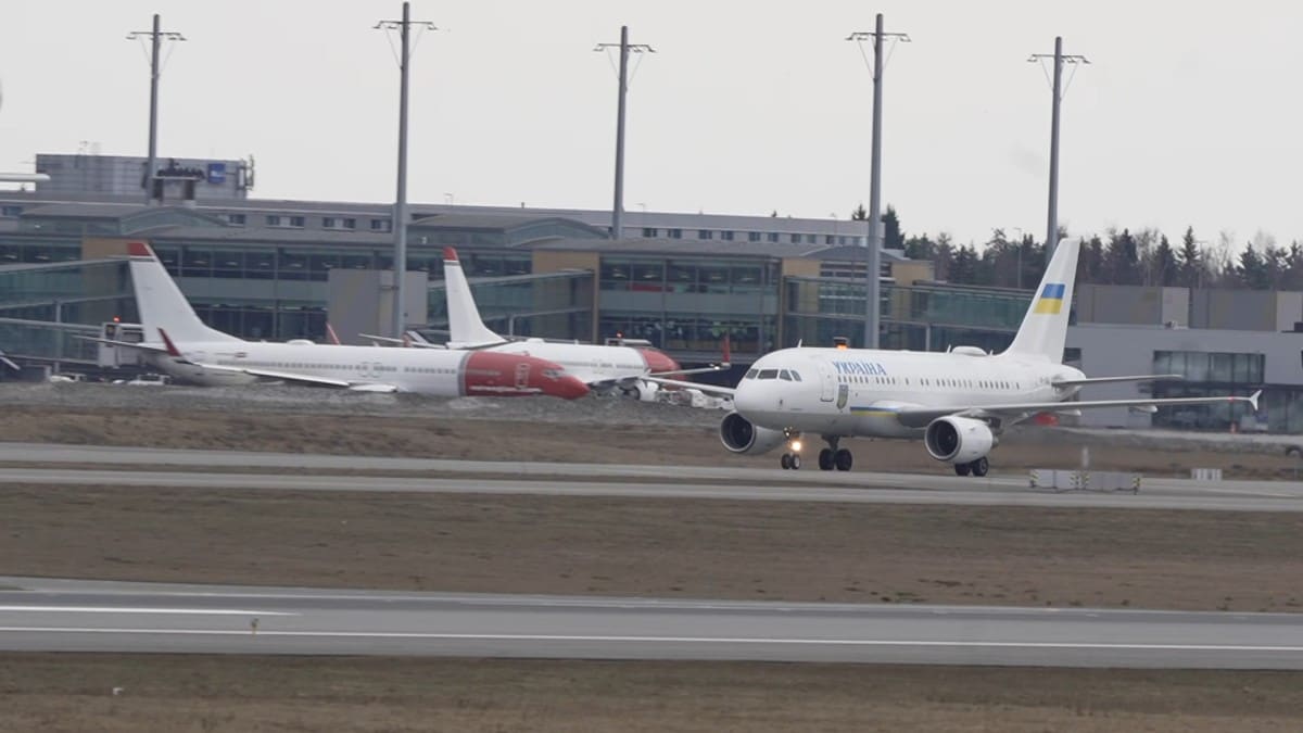 Ukrainas president Volodymyr Zelenskyj i Norge for fjerde gang