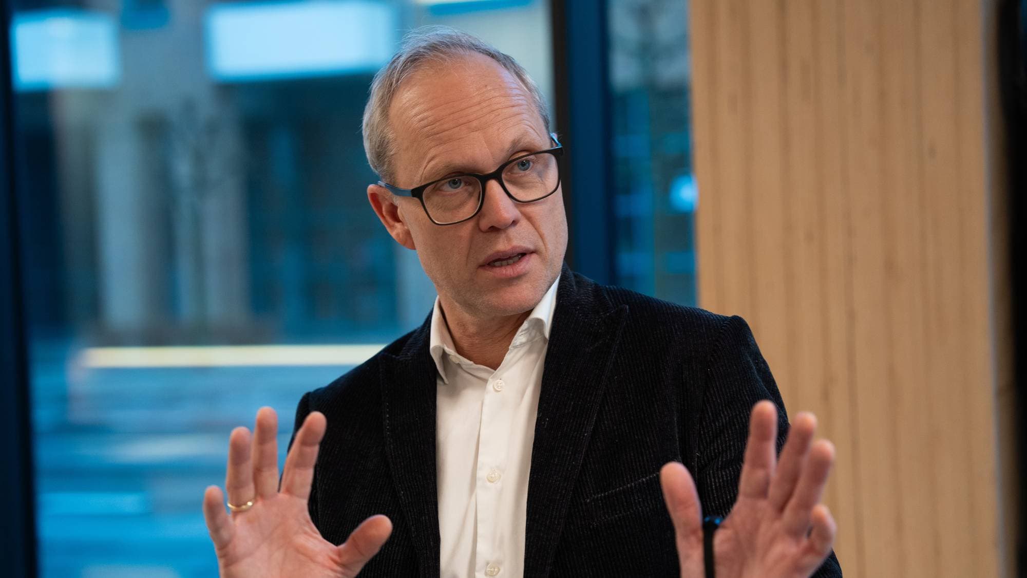 en mann med briller.
Kyrre M. Knudsen, sjefsøkonom, SpareBank 1 Sør-Norge