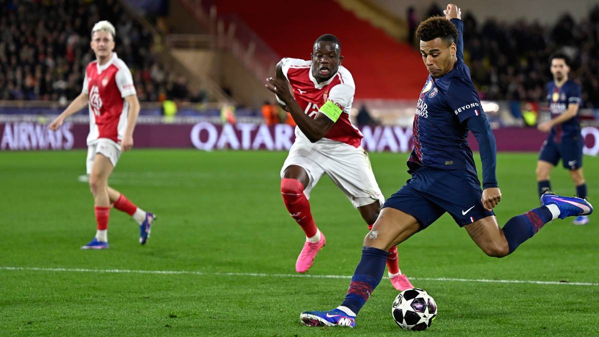 Superinnhopp av Doué vendte til 3-2-seier for PSG over Monaco