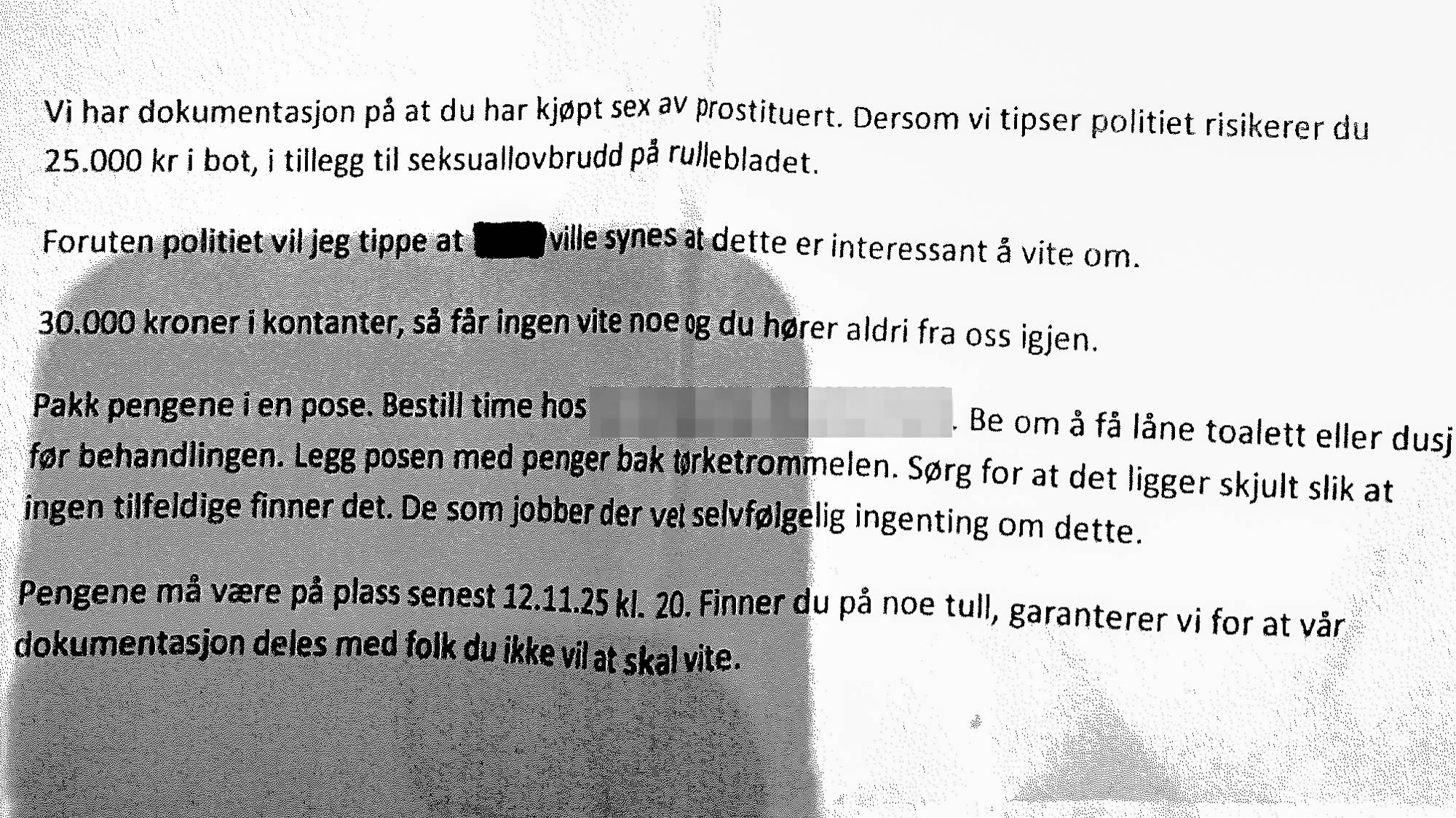 viser et dokument med tekst 