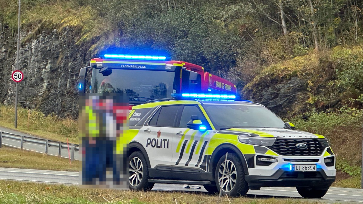 Alvorlig frontkollisjon i Brekktunnelen i Melhus
