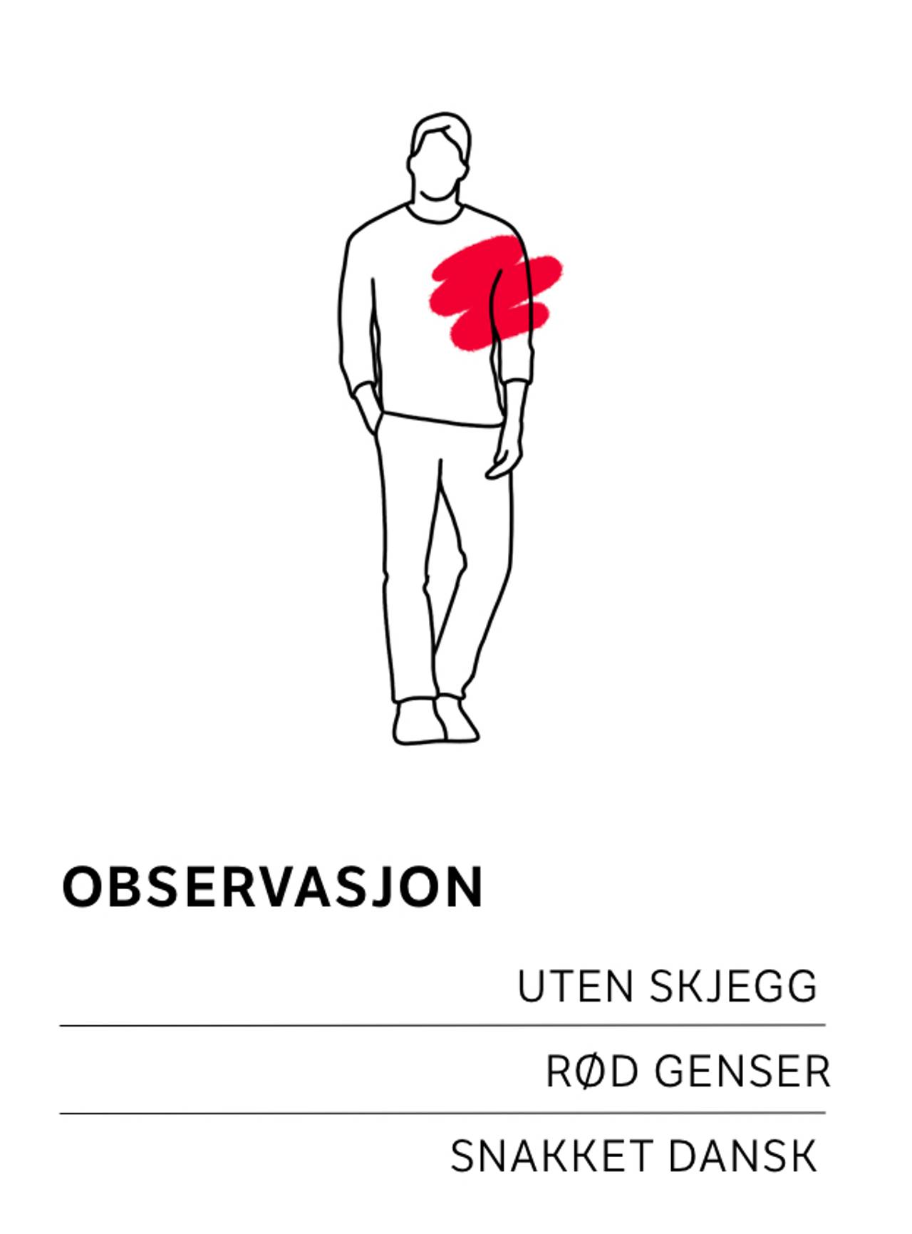 Observasjon med rød genser