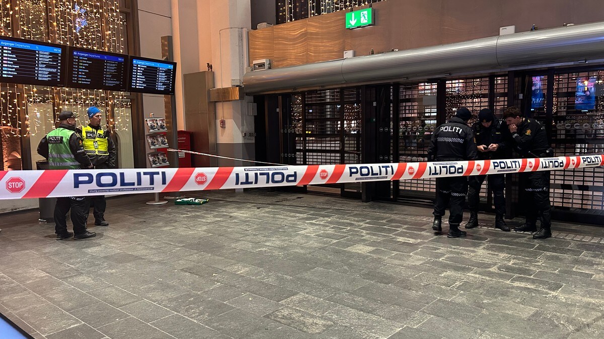 Knivstikking ved Oslo S – en person alvorlig skadet