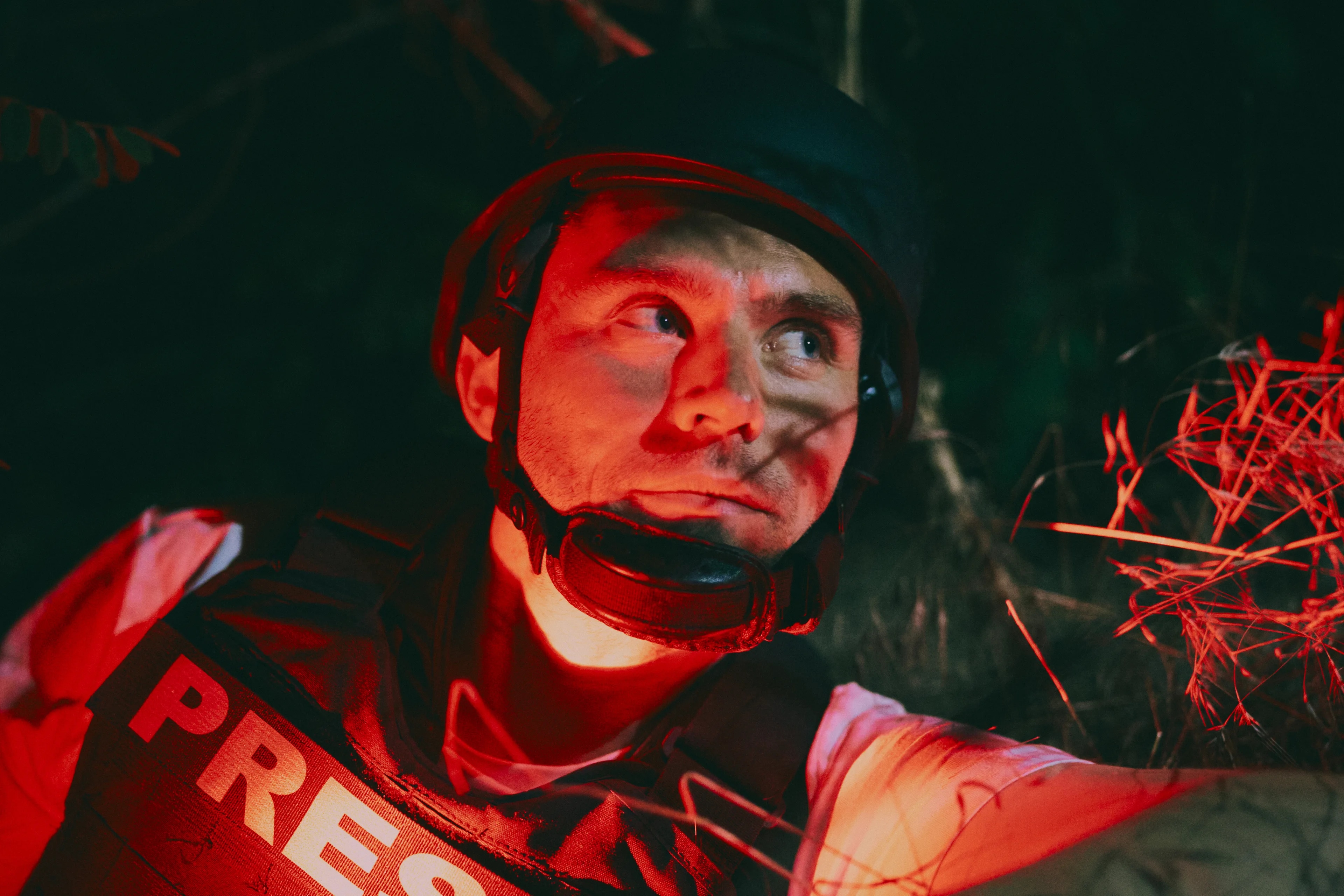 Soldat i skog