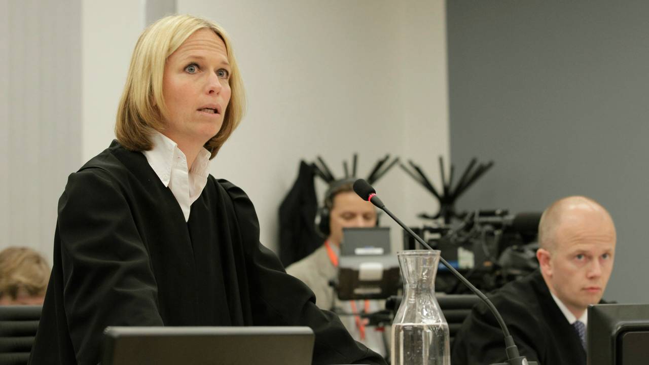 Aktor Inga Bejer Engh innledet aktoratets prosedyre