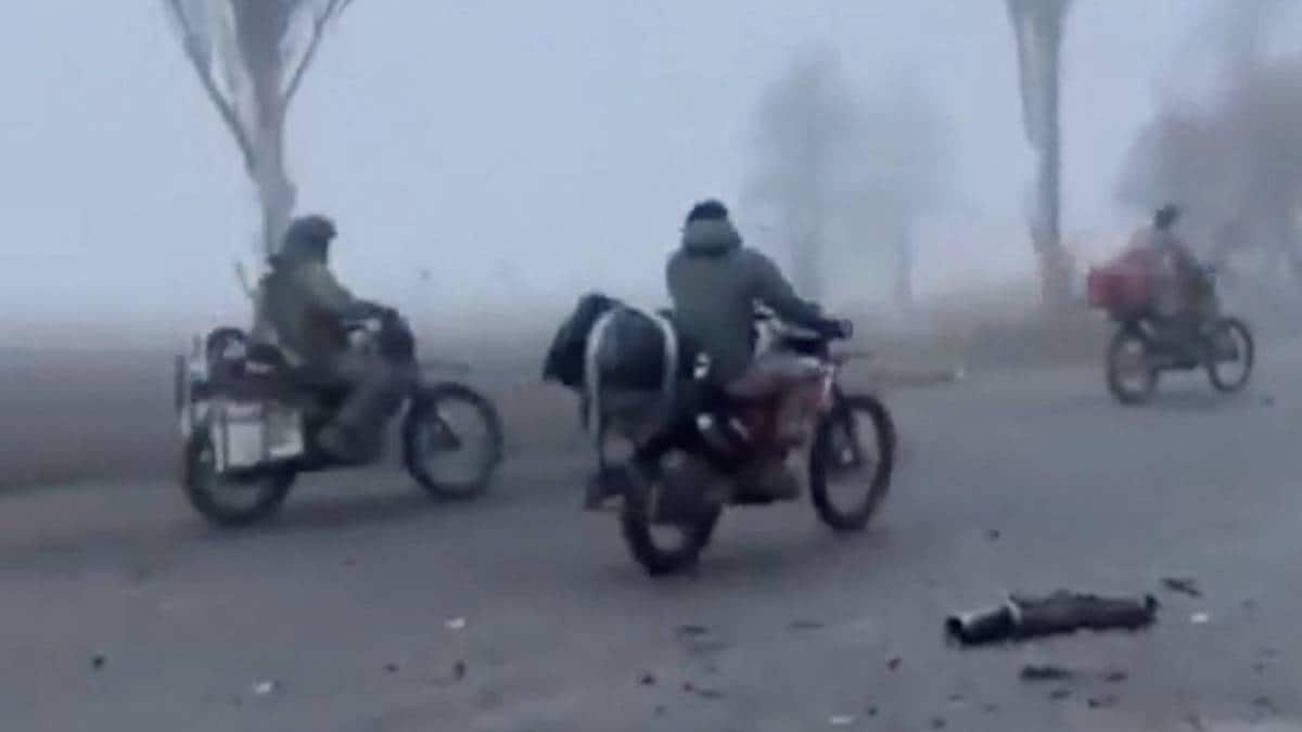 Slik et dei seg inn i den ukrainske byen