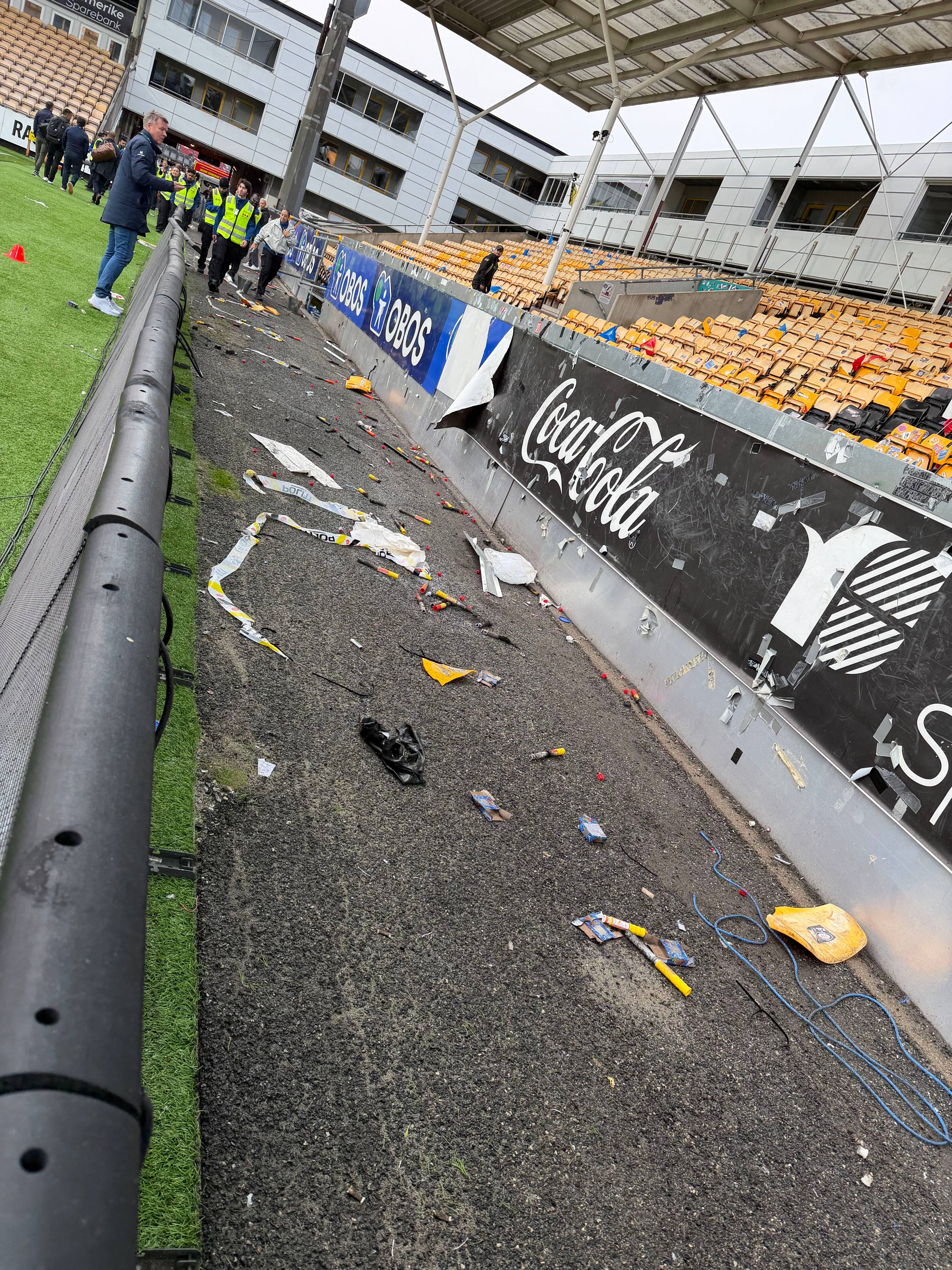 Hærverk etter Lillestrøm-Vålerenga