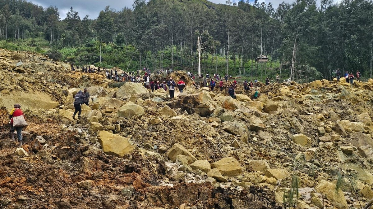 FN fryktar over 670 døde etter jordskred i Papua Ny-Guinea