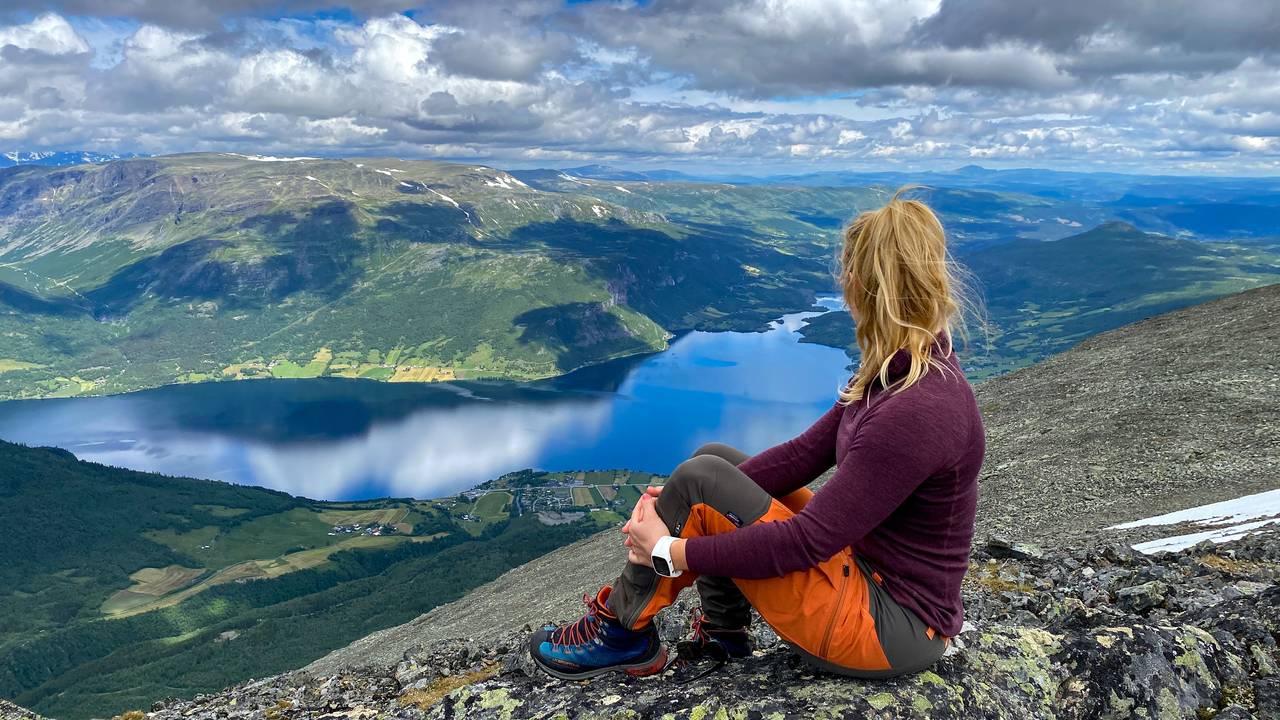 Heidi Tindvik på Grindane i Vang i Valdres