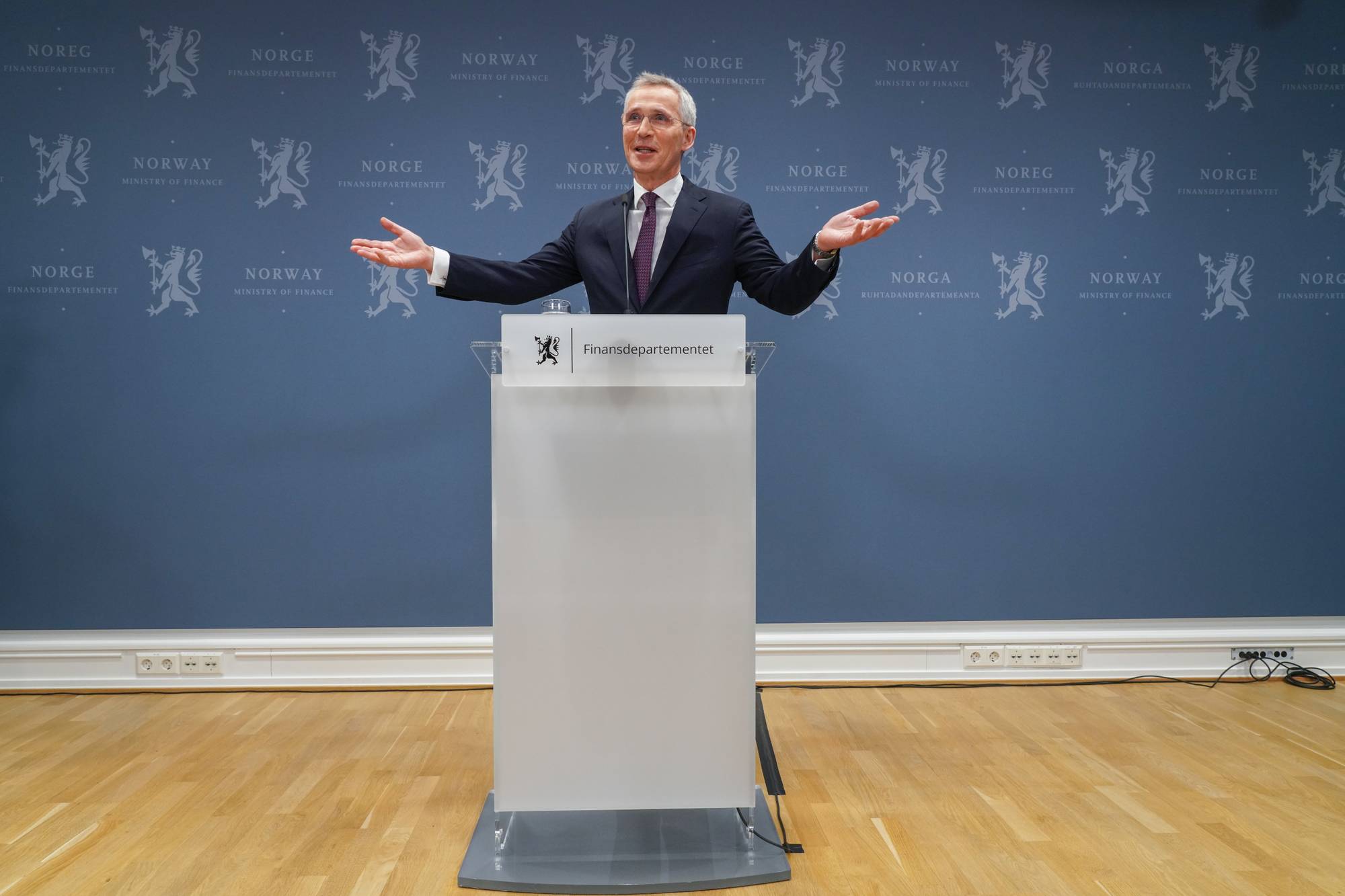 Finansminister Jens Stoltenberg
