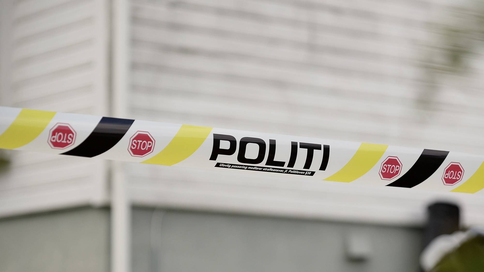 Sperreband frå politiet