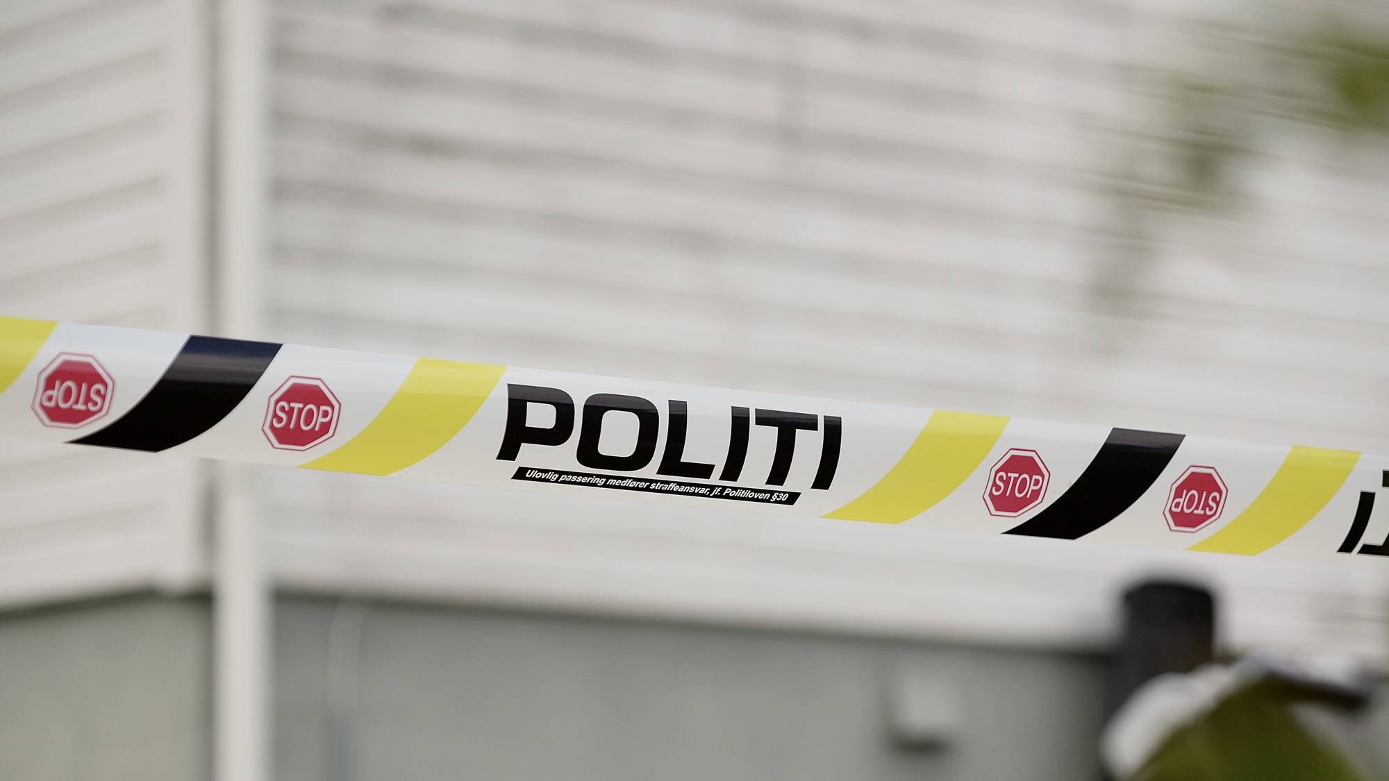 Sperreband frå politiet