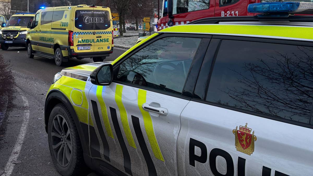 Alvorlig trafikkulykke i Porsgrunn – fløyet til Ullevål sykehus