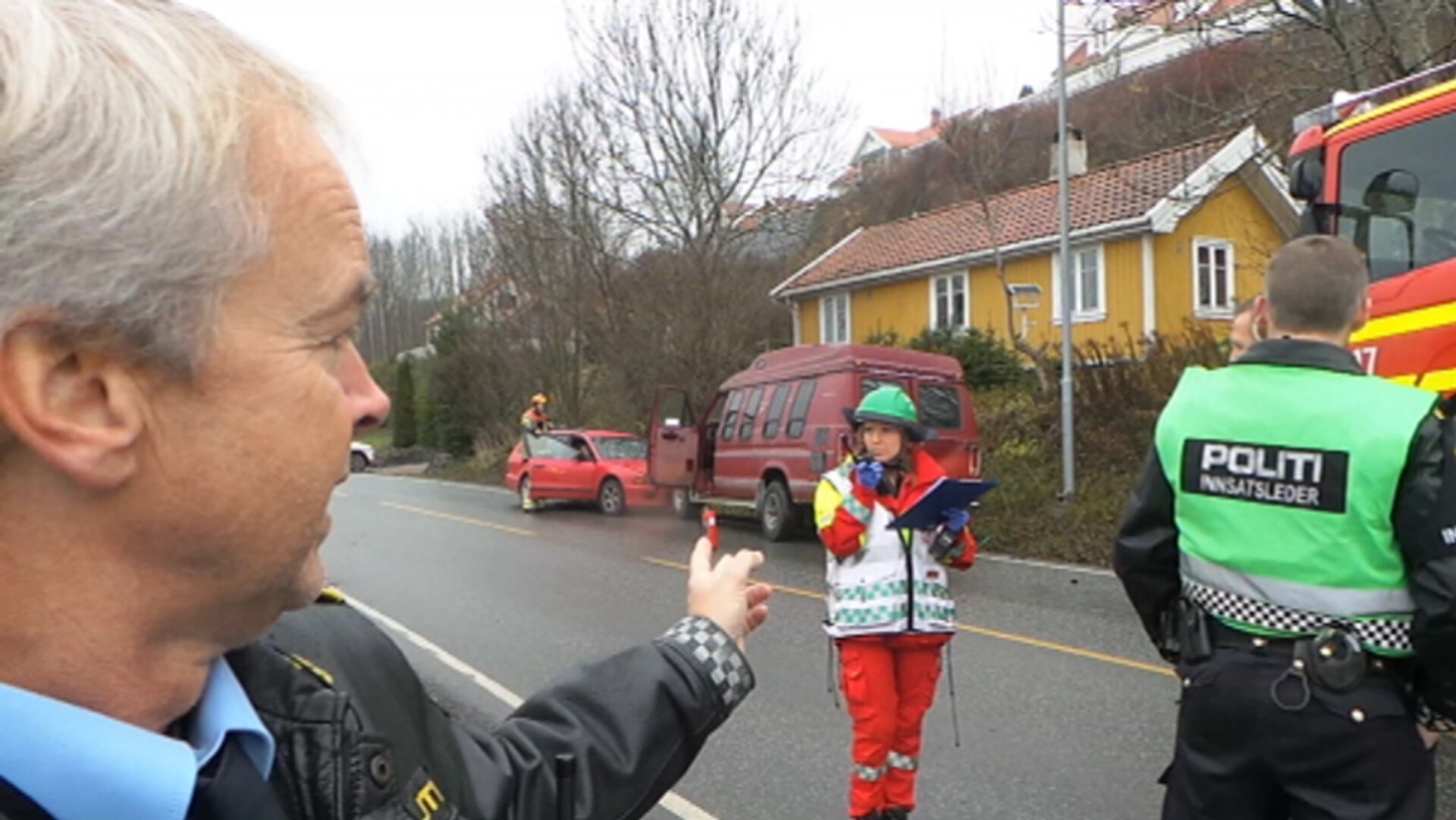 Øver På Kaos Ved Ulykke Nrk Vestfold Og Telemark Lokale Nyheter Tv