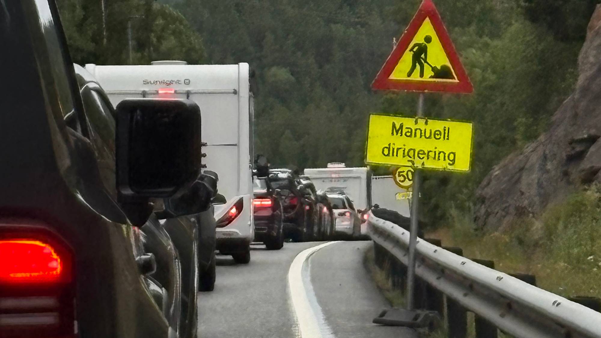 Kø på E18