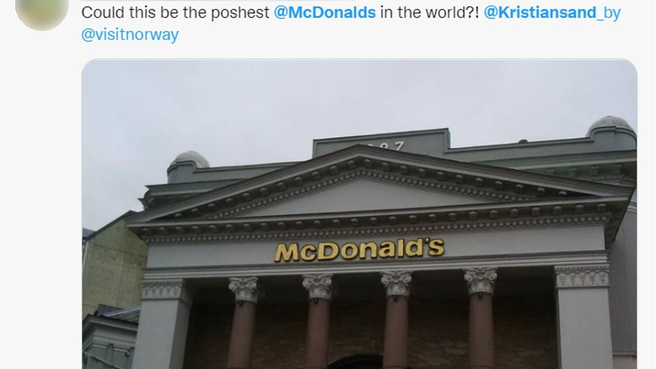 Edificio snob McDonald's a Kristiansand.