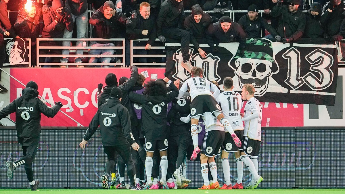 Rosenborg jubler for seier mot Vålerenga