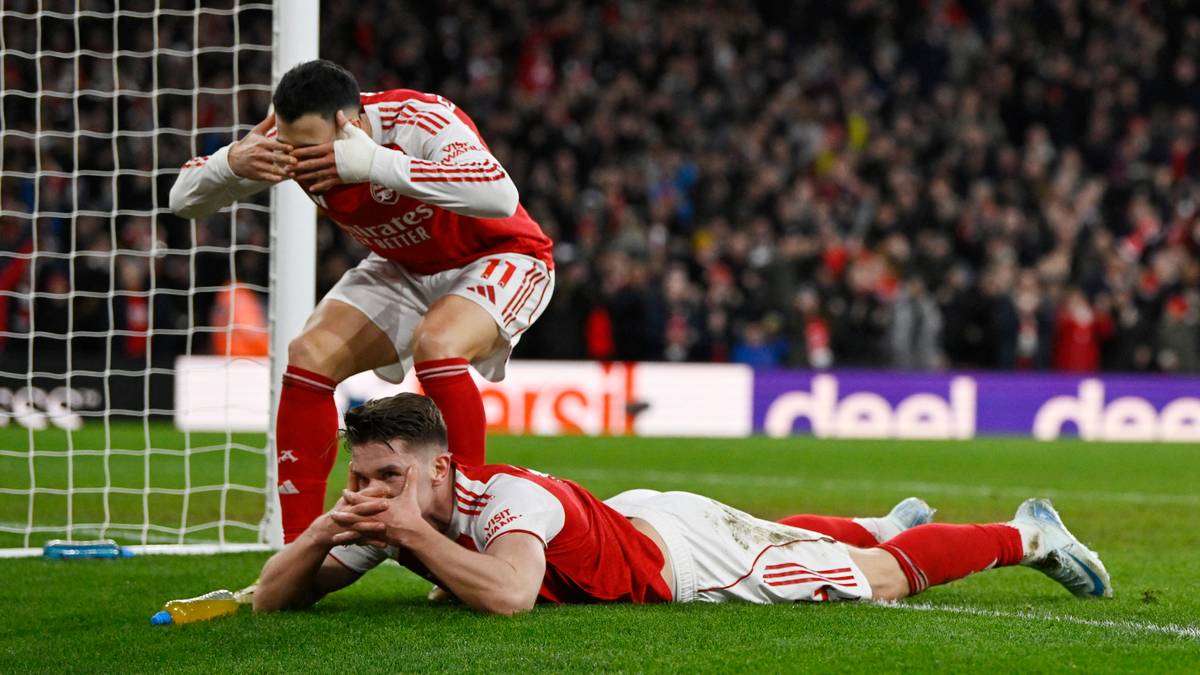 Arsenal utan Ødegaard vann igjen - ni poeng ned til Manchester City