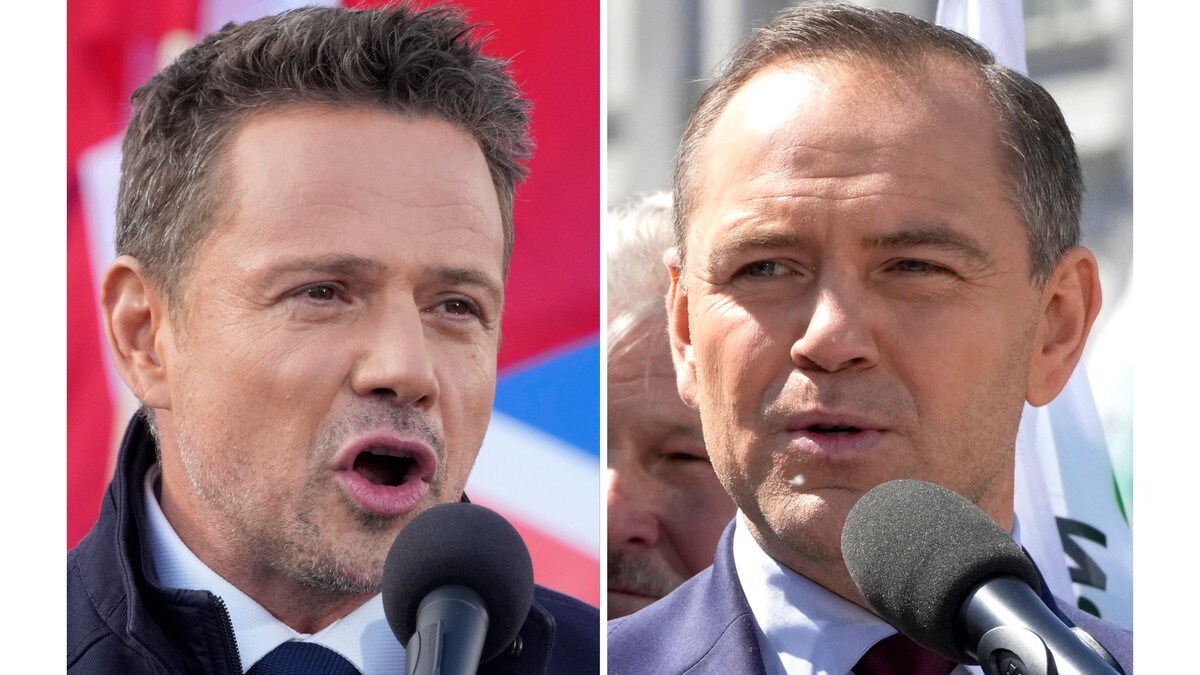 Drama i presidentvalget i Polen: Begge kandidatene har erklært seier