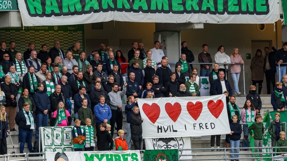 Hedret de fire omkomne med ett minutts stillhet